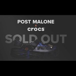 SOLD OUT -RARE Post Malone Crocs
